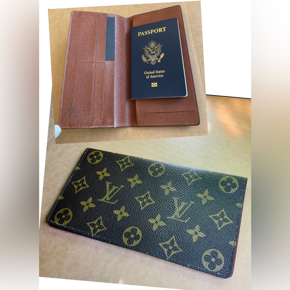 ✅LV EXCELLENT CHECKBOOK BIFOLD WALLET